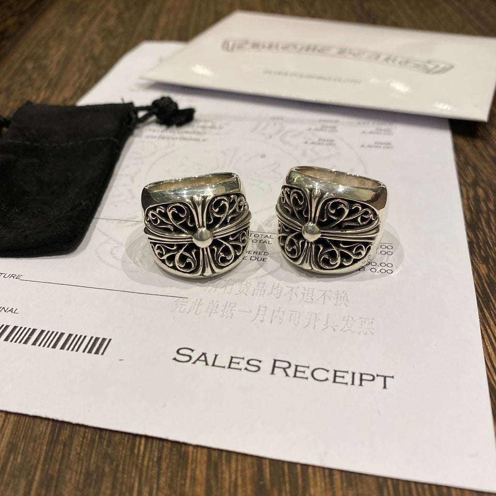 Chrome Hearts Oval Vine Relief Ring - album image 1
