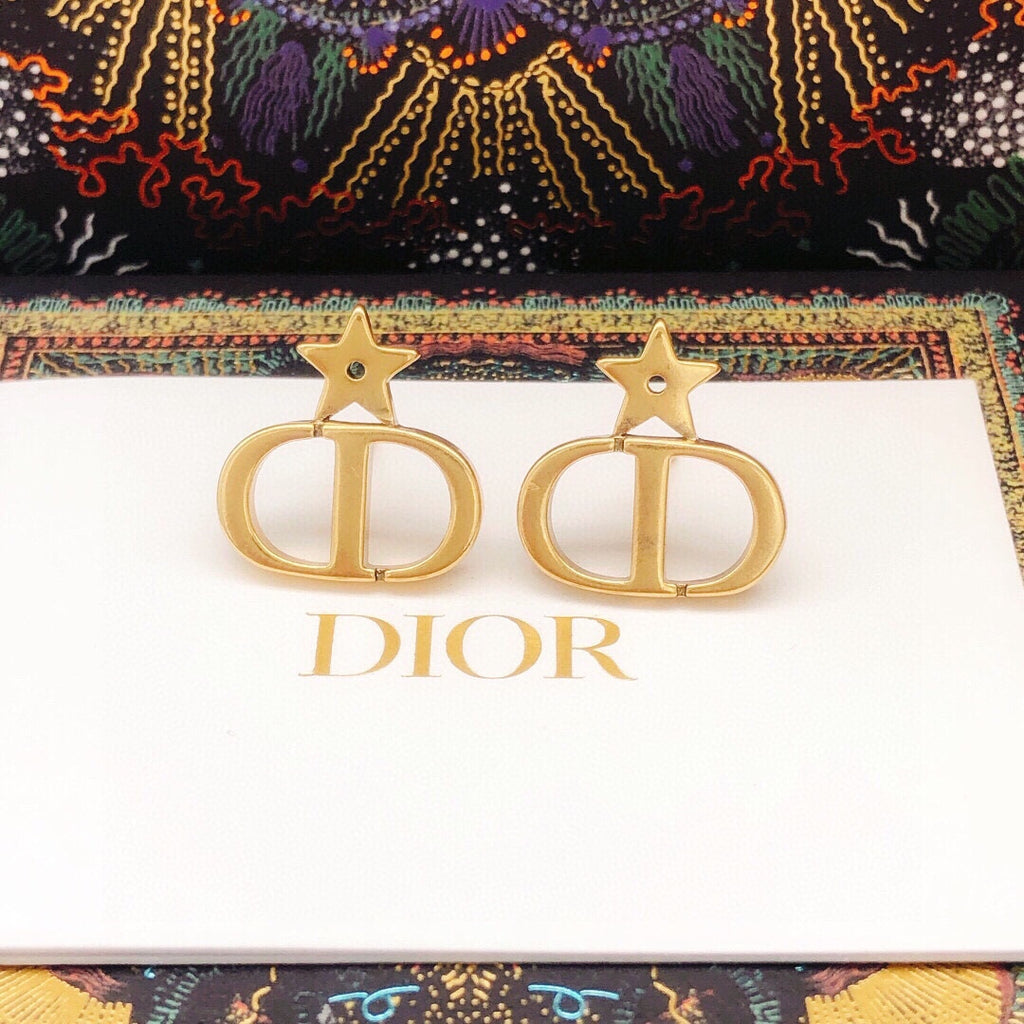 Dior Star-Top Open CD Earrings - product image 5