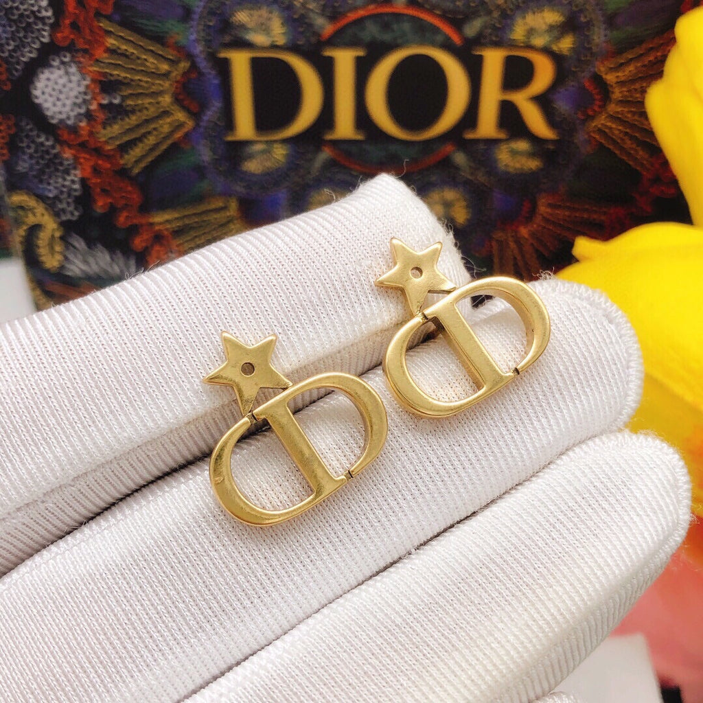 Dior Star-Top Open CD Earrings - product image 4