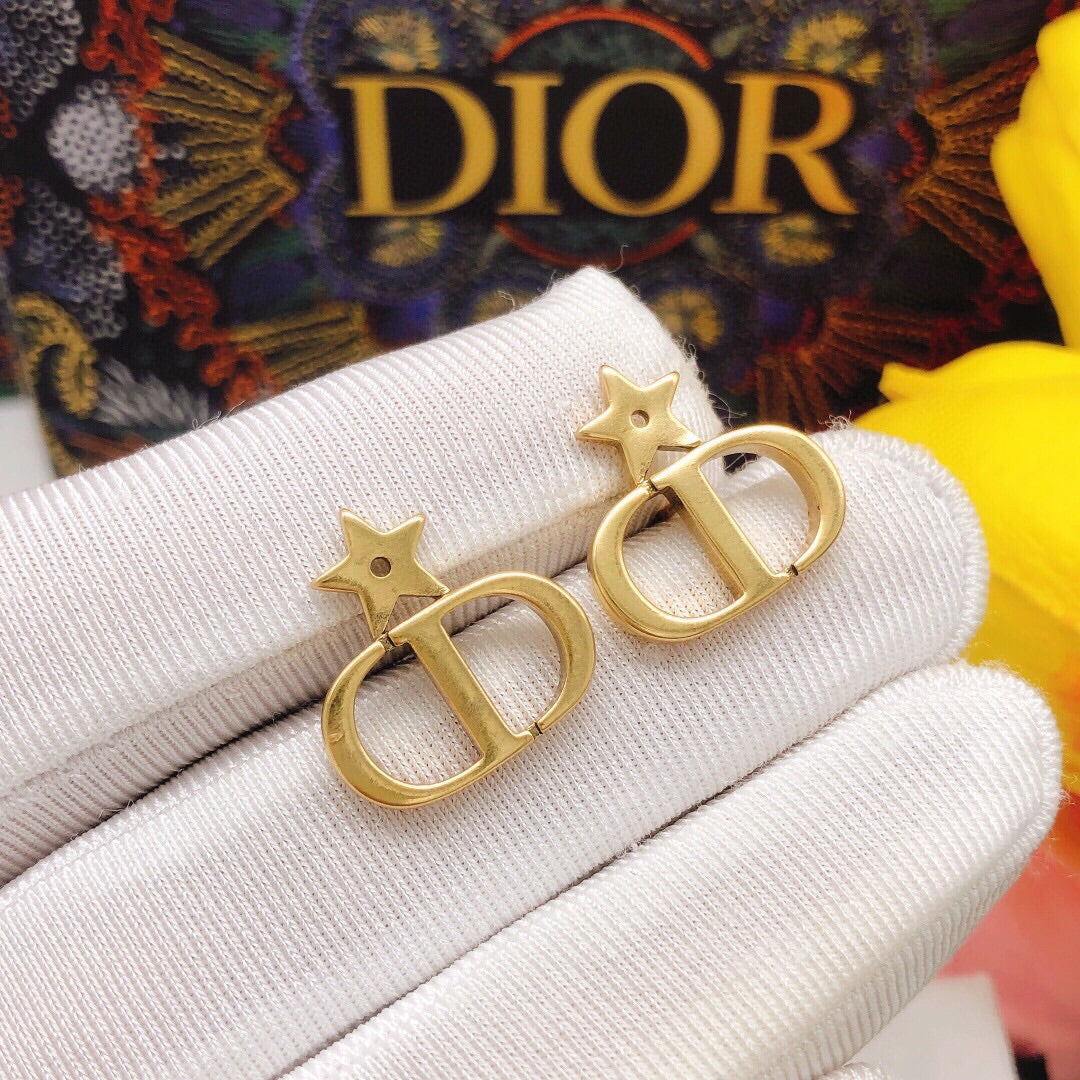 Dior Star-Top Open CD Earrings - product image 4