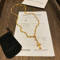 Chrome Hearts Gold-Tone Adjustable Cross Chain Necklace - album image 1