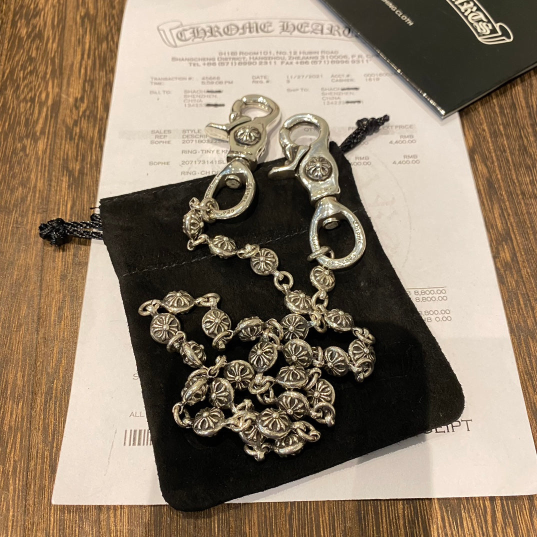 Chrome Hearts Cross Ball Bag Chain - album image 2