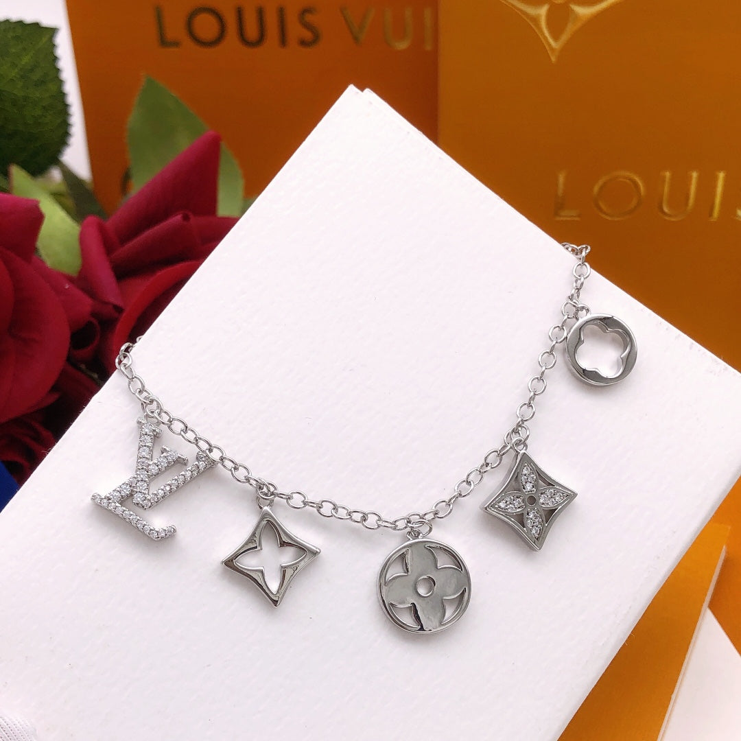 Louis Vuitton Silver-Tone Monogram Openwork Bracelet - album image 6