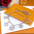Louis Vuitton Silver-Tone Monogram Openwork Bracelet - album image 1