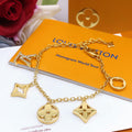 Louis Vuitton Gold-Tone Monogram Openwork Polished Bracelet - album image 1