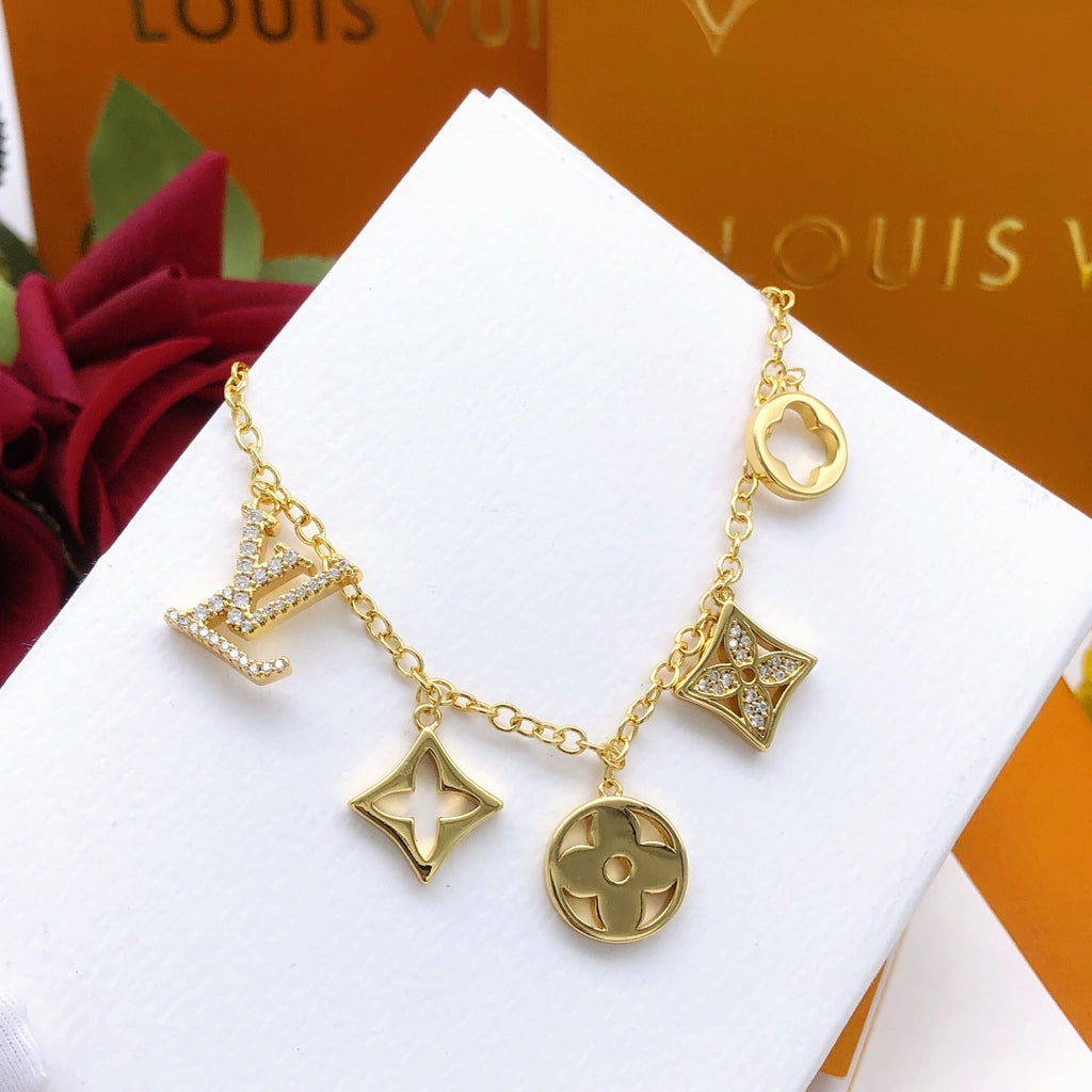 Louis Vuitton Gold-Tone Monogram Openwork Polished Bracelet - album image 6