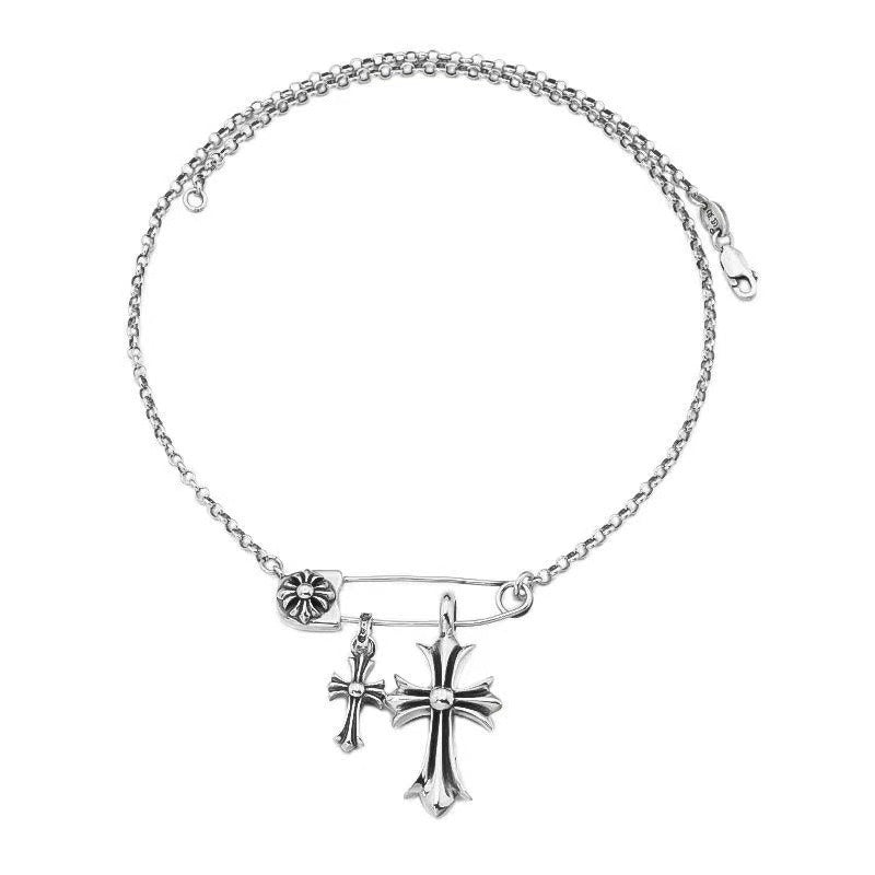Chrome Hearts Pin and Double Cross Necklace - album image 5