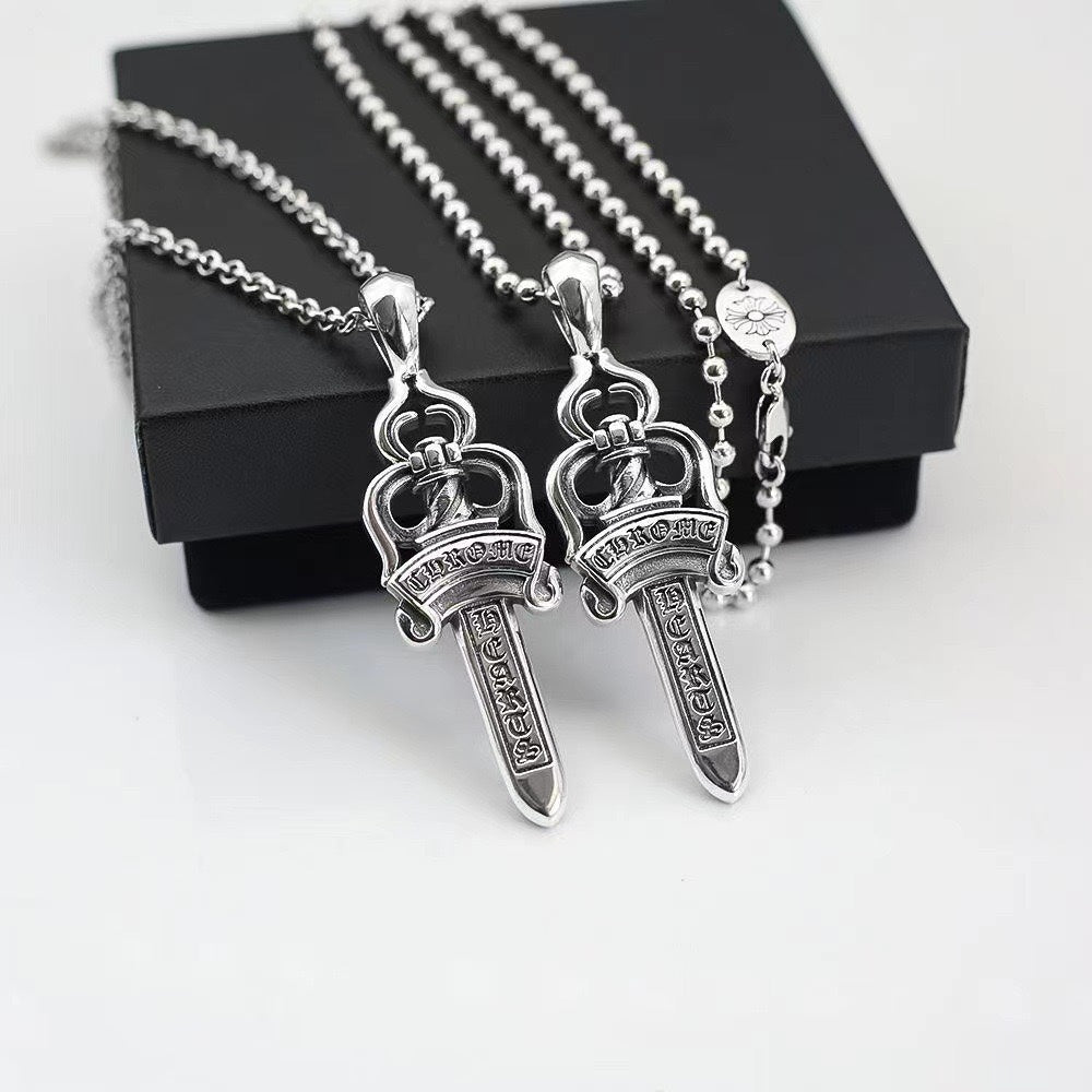 Chrome Hearts Carved Sword Pendant Necklace - album image 1