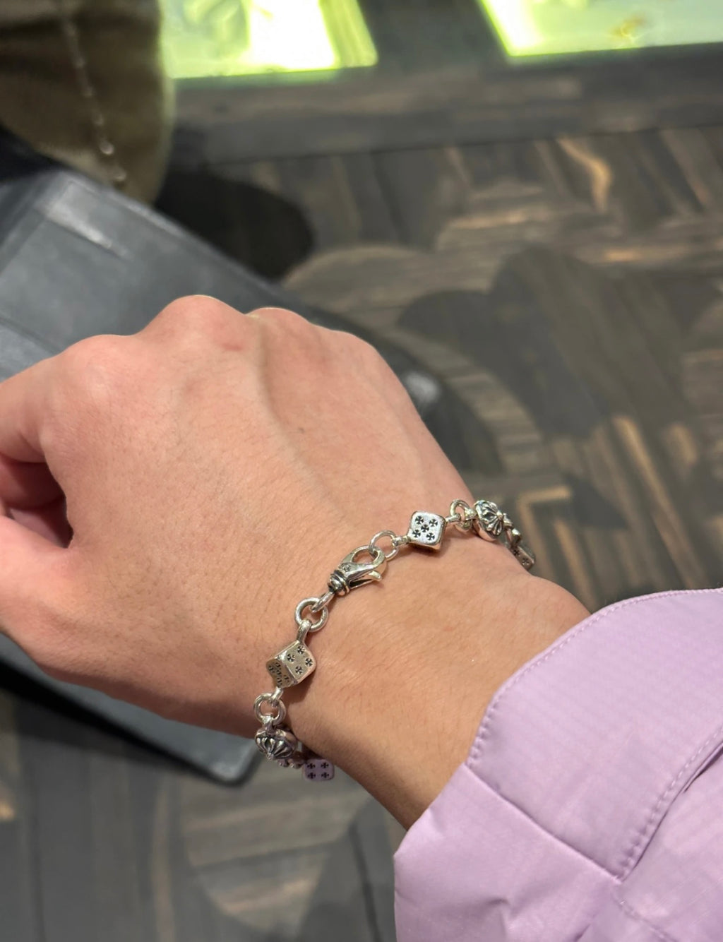 Chrome Hearts Dice and Cross Station Bracelet - album image 6