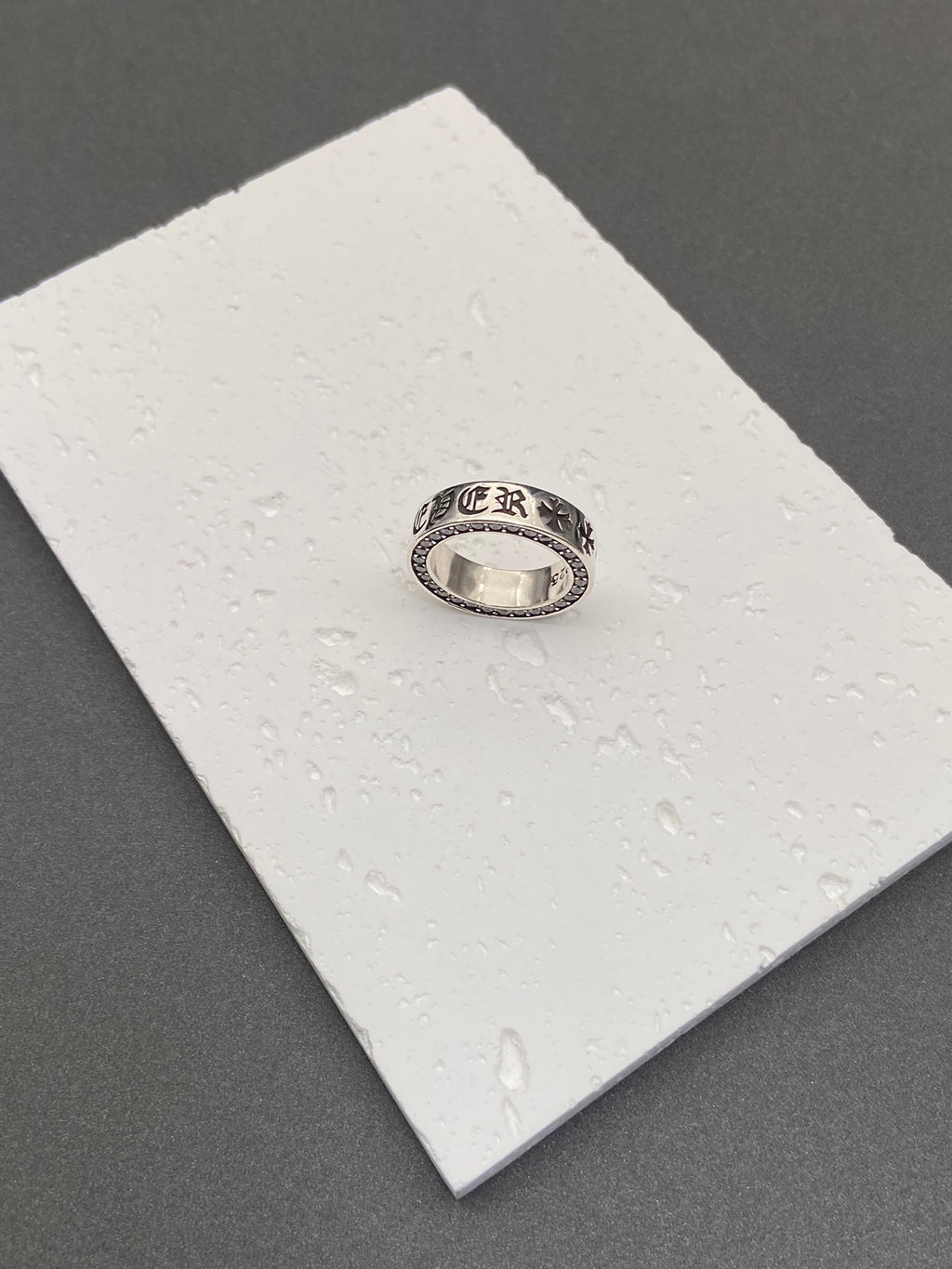 Chrome Hearts Petite Cross Accent Band Ring - album image 4