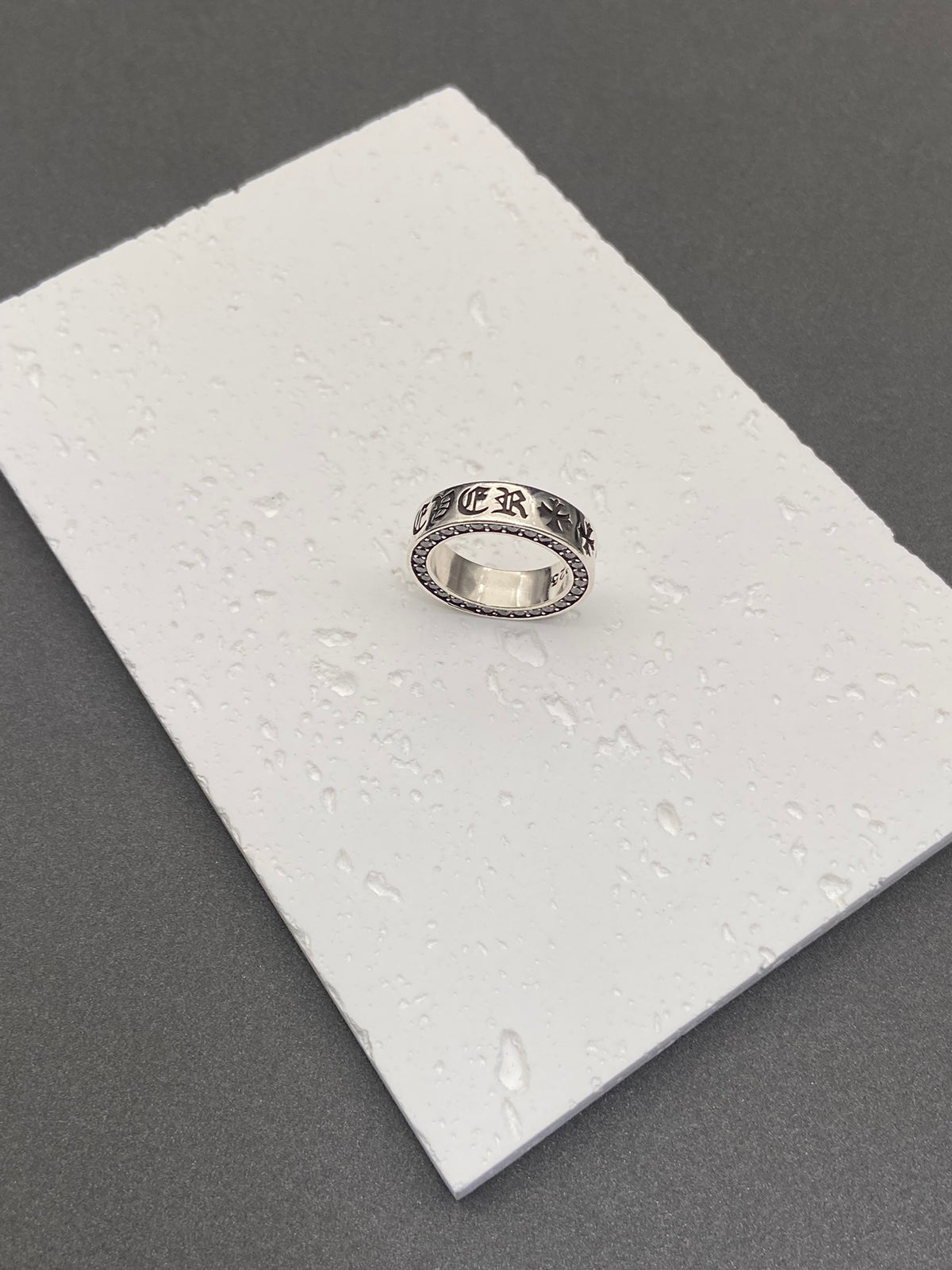 Chrome Hearts Petite Cross Accent Band Ring - album image 4