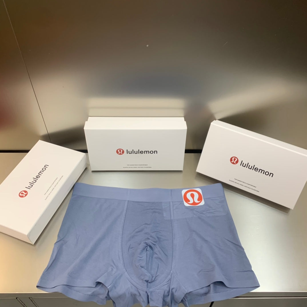 Lululemon slate red side emblem boxer briefs - view 1
