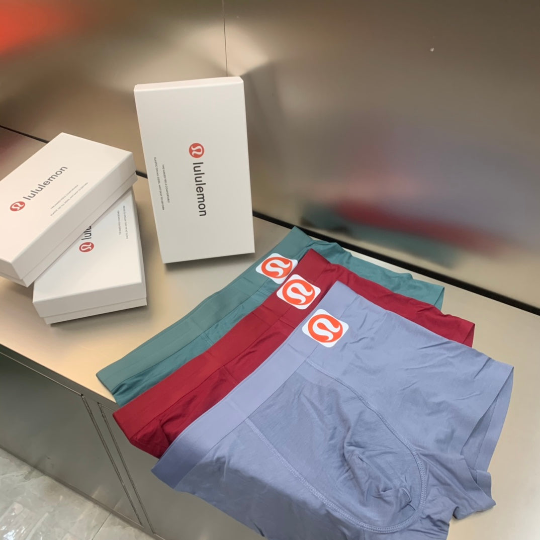 Lululemon slate red side emblem boxer briefs - view 5