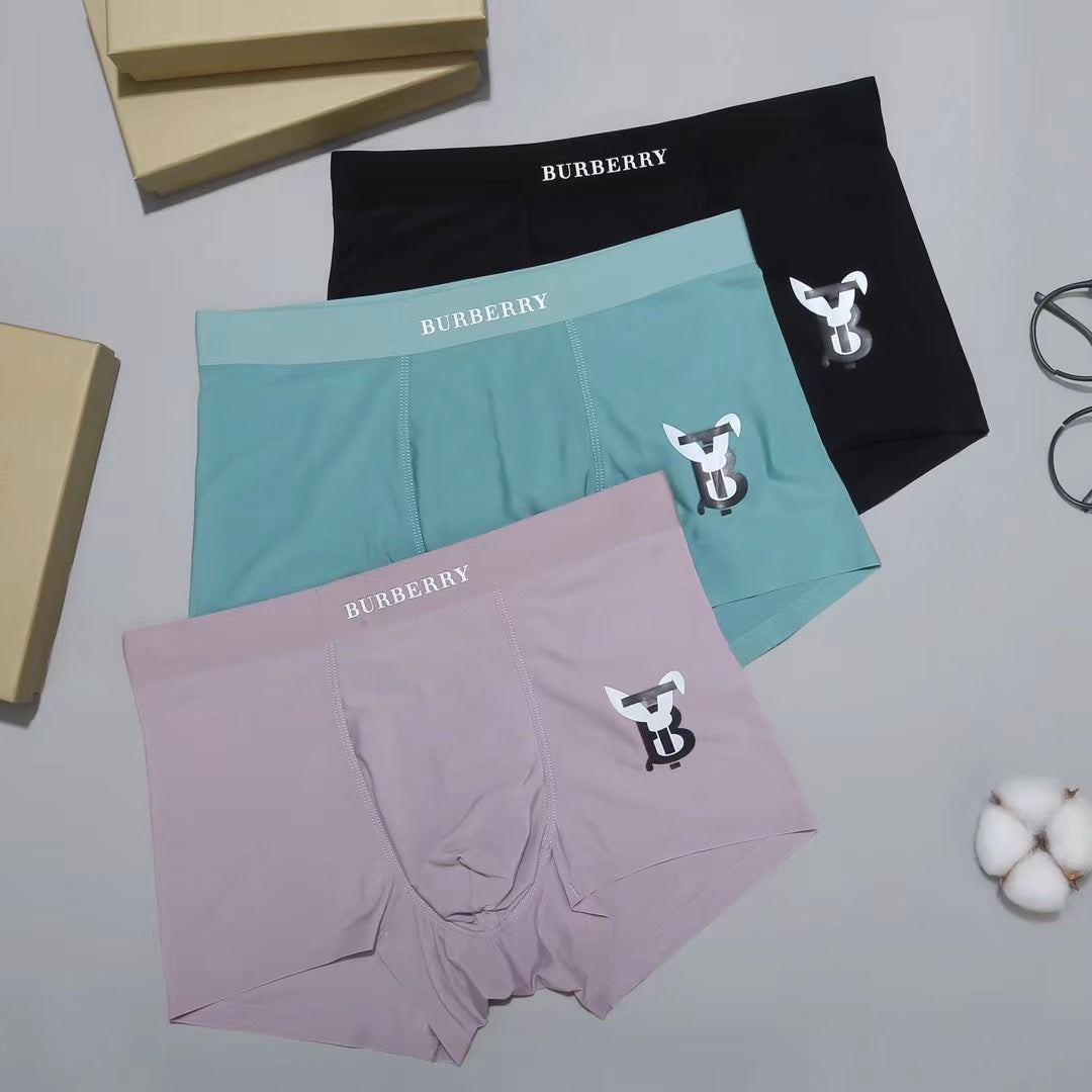 Burberry pastel lettered waist boxer briefs - view 5