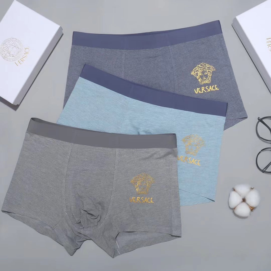 Versace pastel medusa wordmark boxer briefs - view 2
