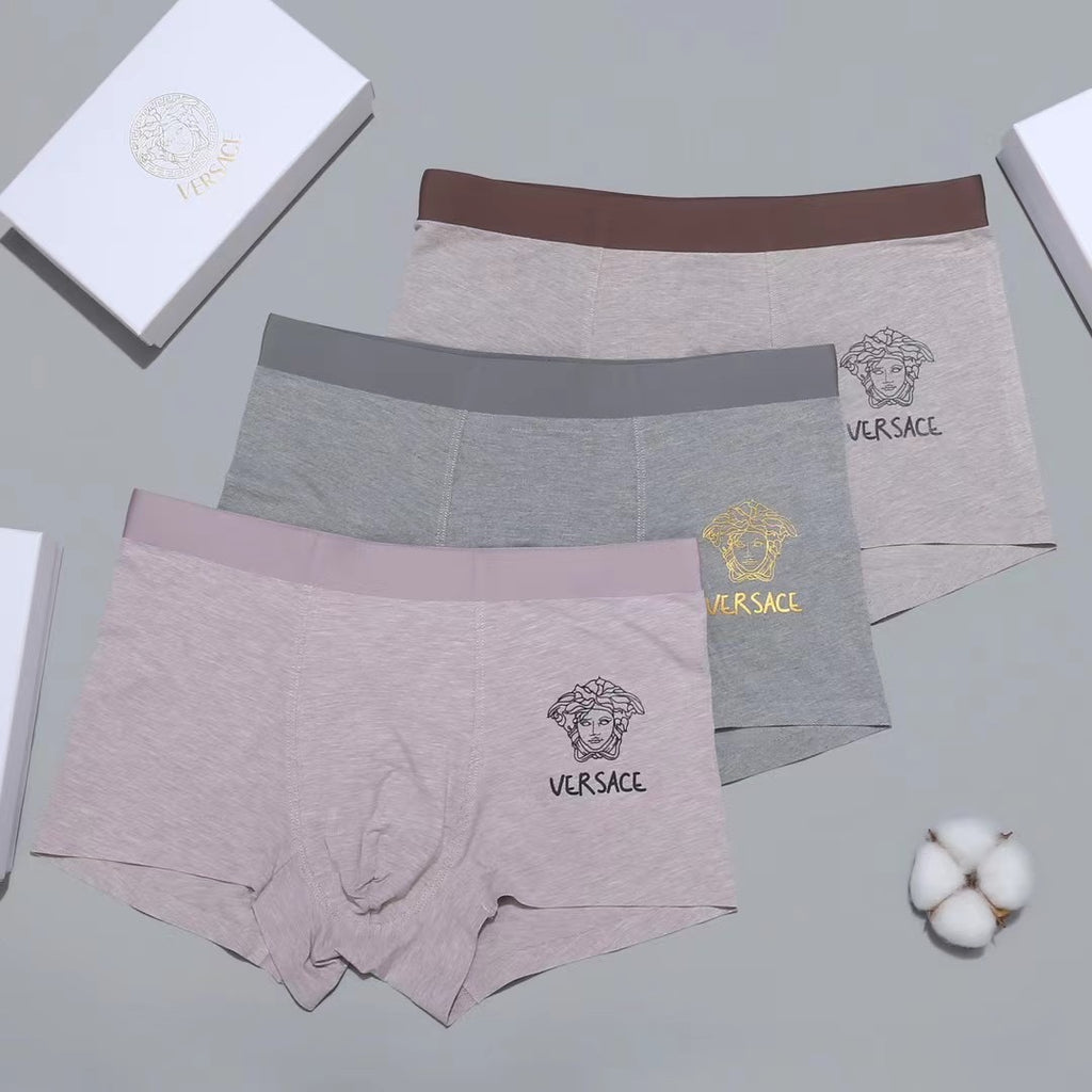 Versace pastel medusa wordmark boxer briefs - view 4