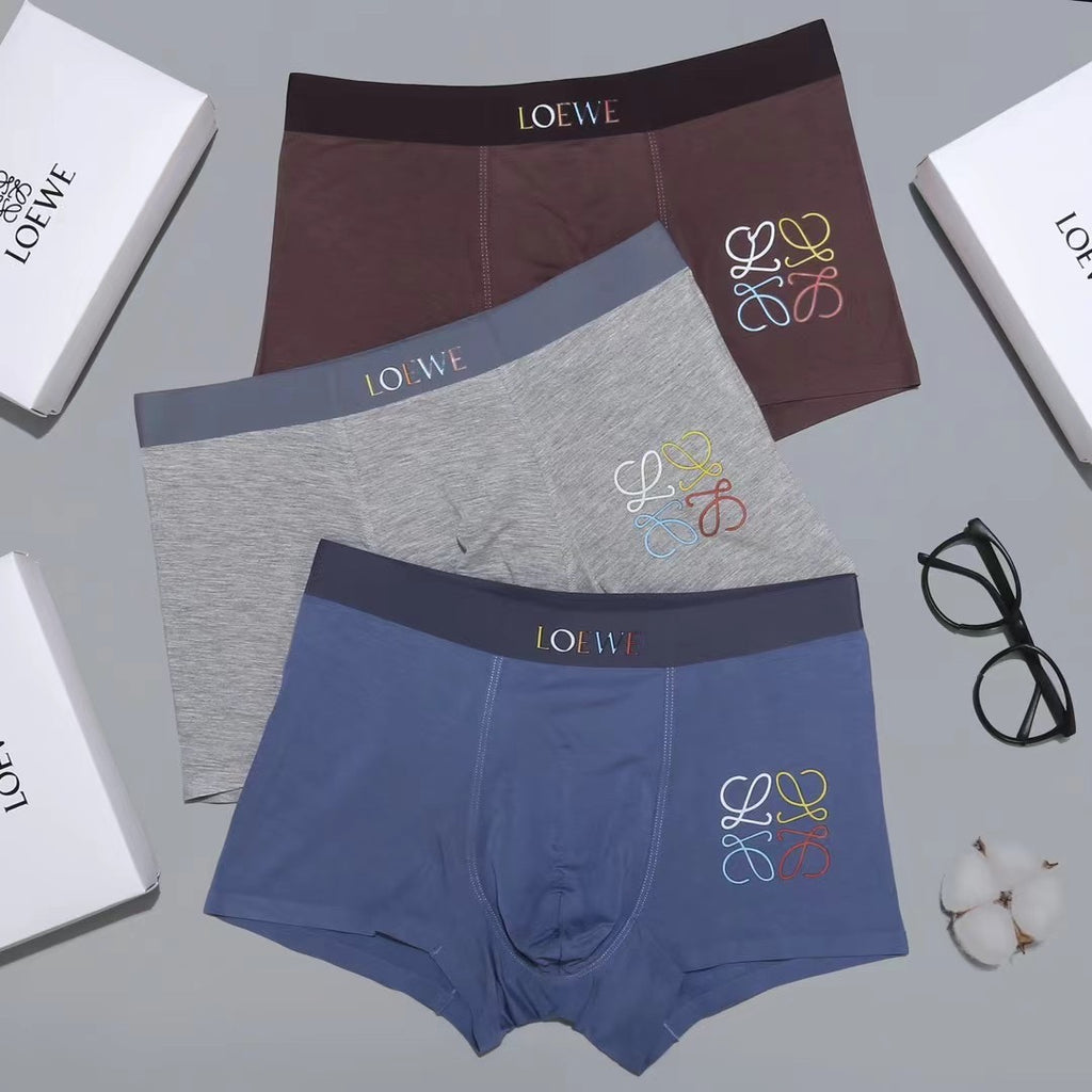 Loewe muted multicolor anagram boxer briefs - view 3