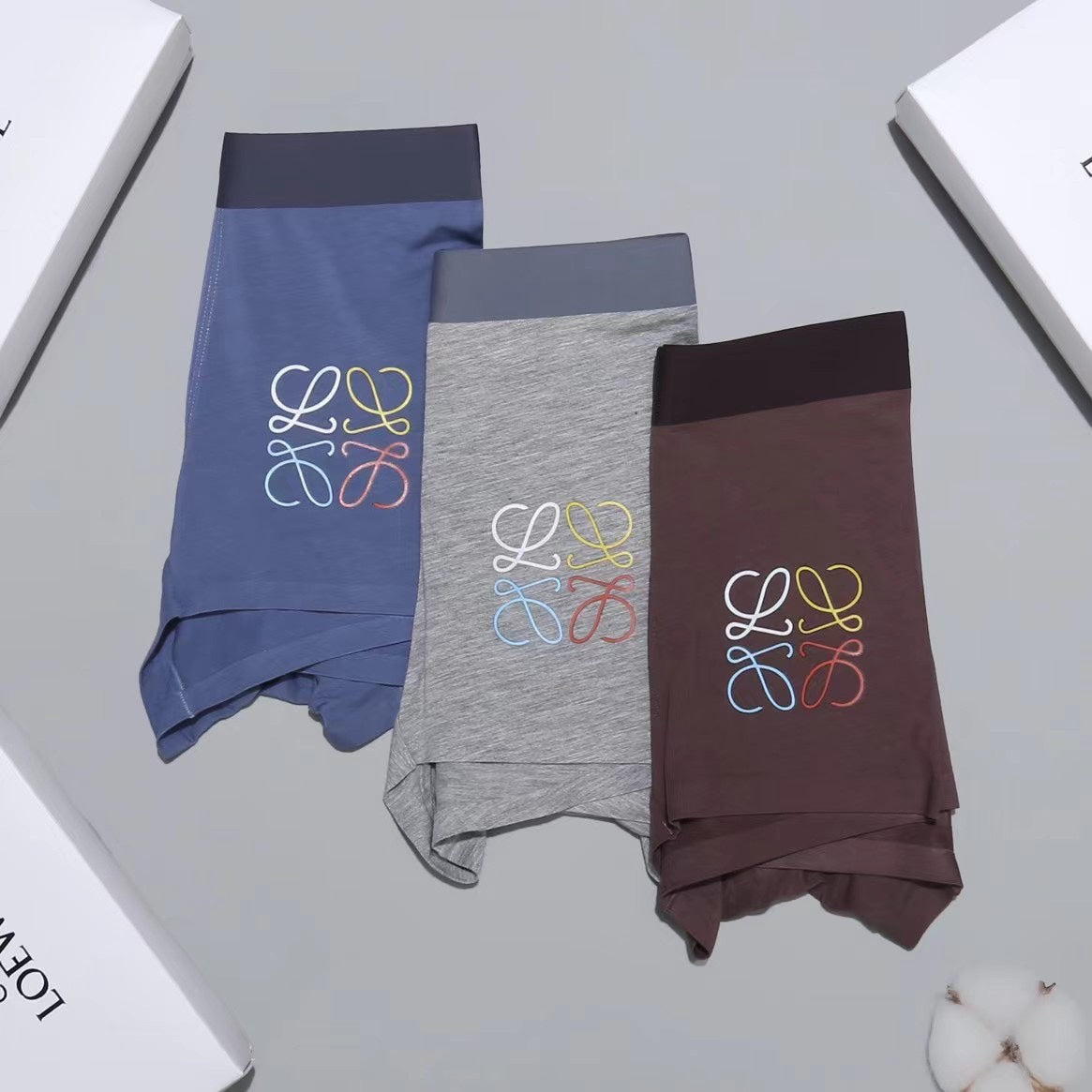 Loewe muted multicolor anagram boxer briefs - view 5