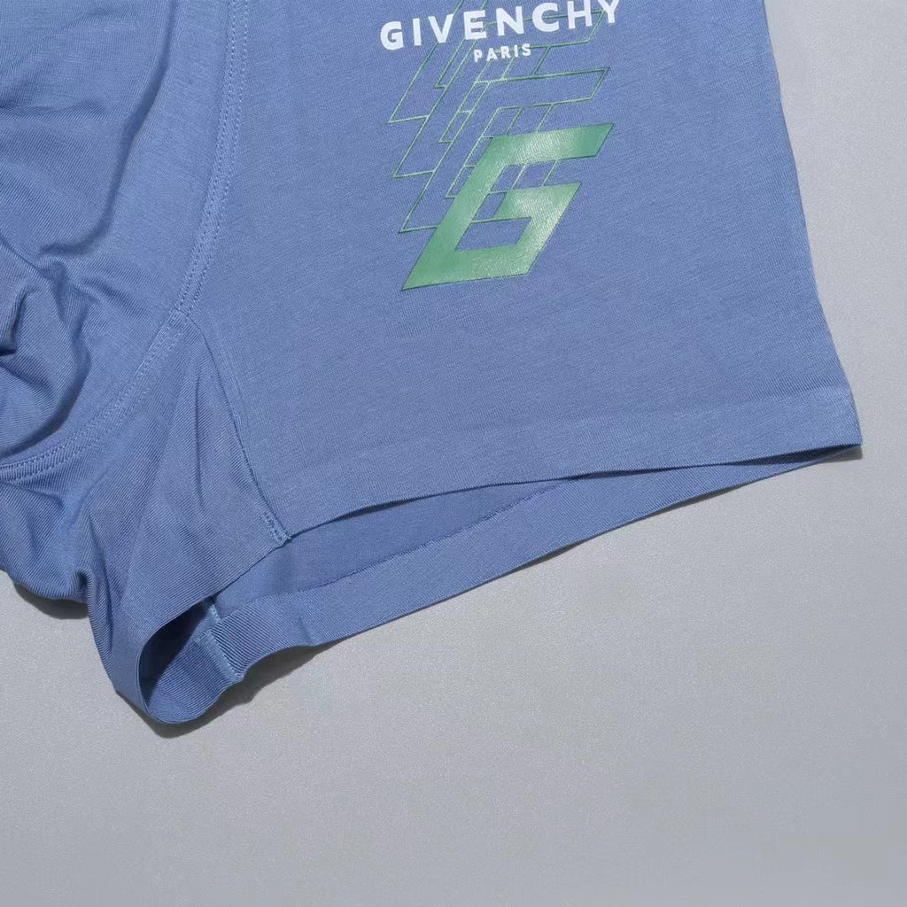 Givenchy green letter side graphic boxer briefs - view 8