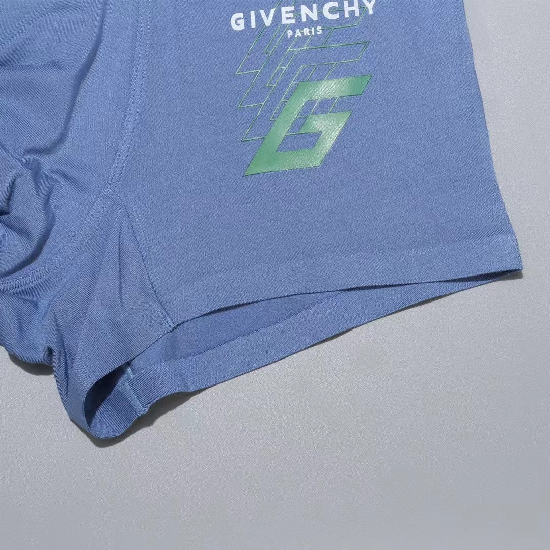 Givenchy green letter side graphic boxer briefs - view 8