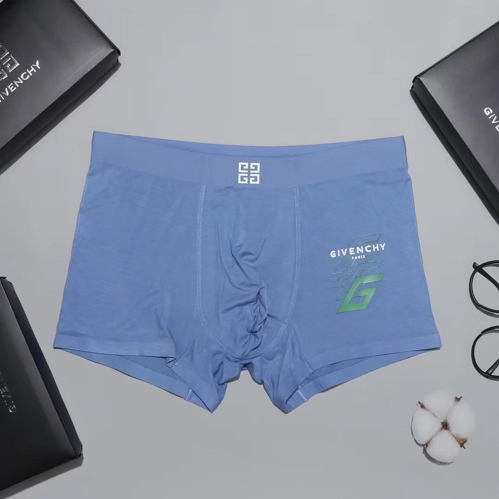 Givenchy green letter side graphic boxer briefs - view 7