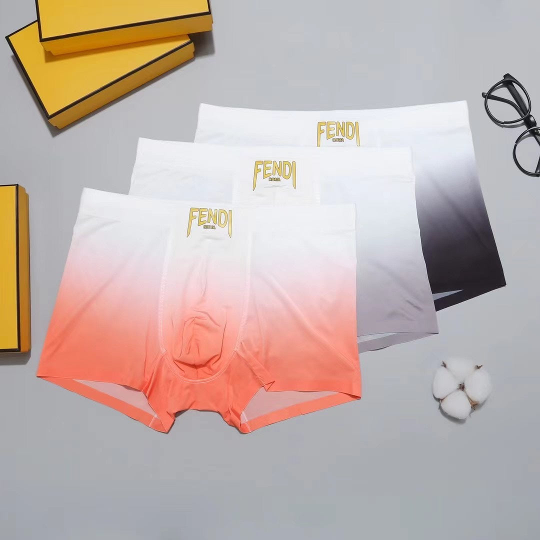 Fendi gradient side wordmark boxer briefs - view 3
