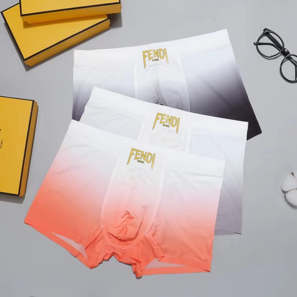 Fendi gradient side wordmark boxer briefs - view 2