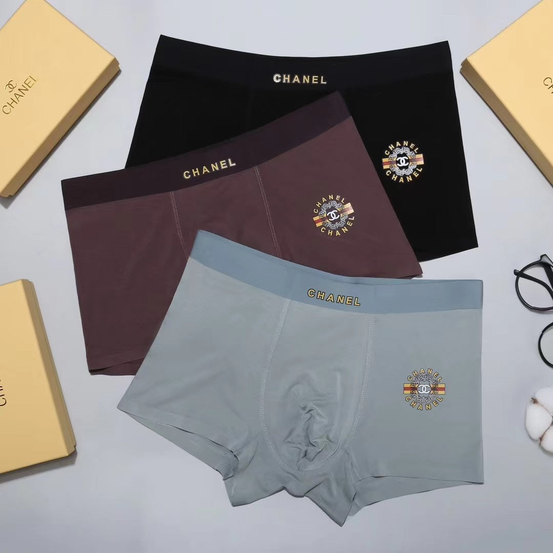 Chanel circular jeweled emblem boxer briefs - view 2