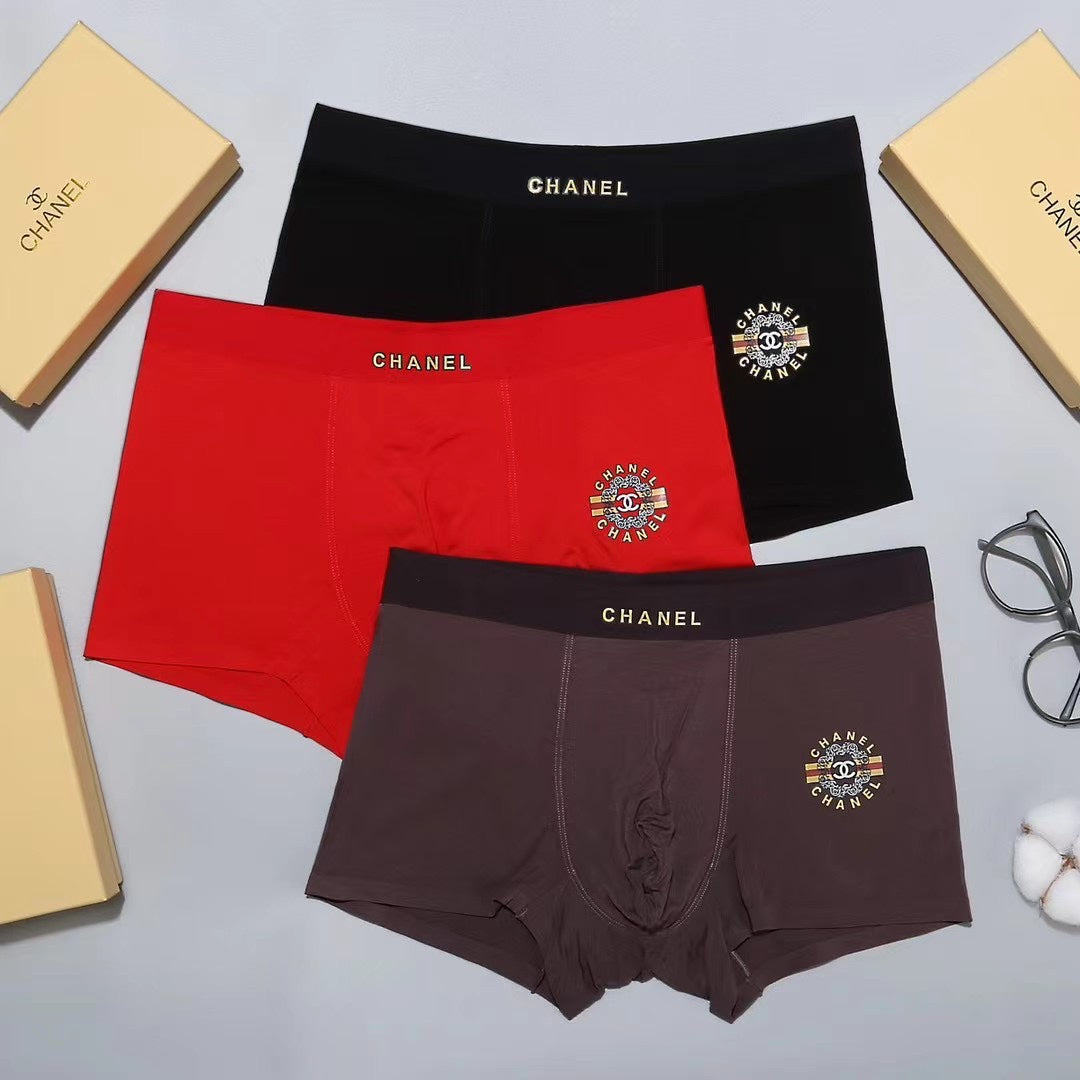 Chanel circular jeweled emblem boxer briefs - view 1