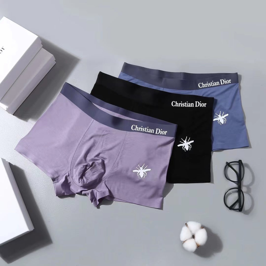 Dior bee and lettered waist boxer briefs - view 4