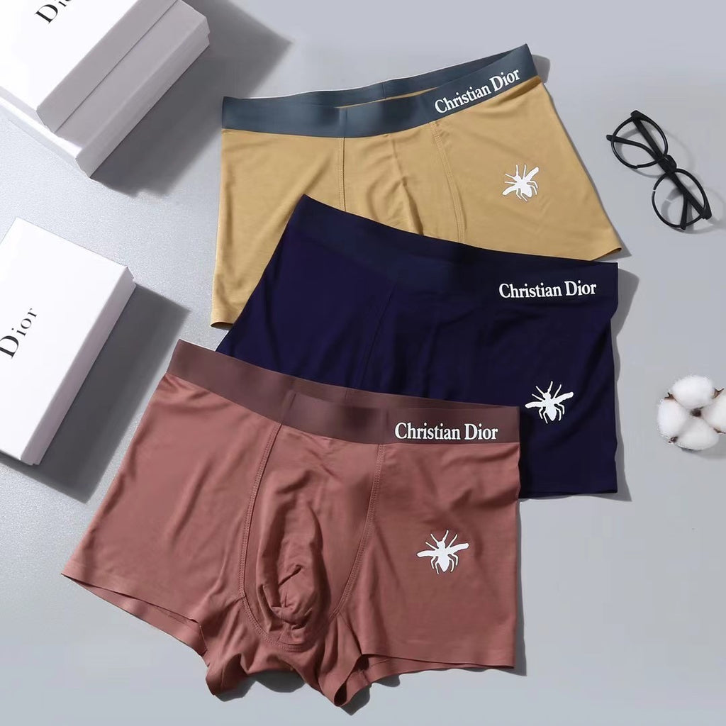 Dior bee and lettered waist boxer briefs - view 3