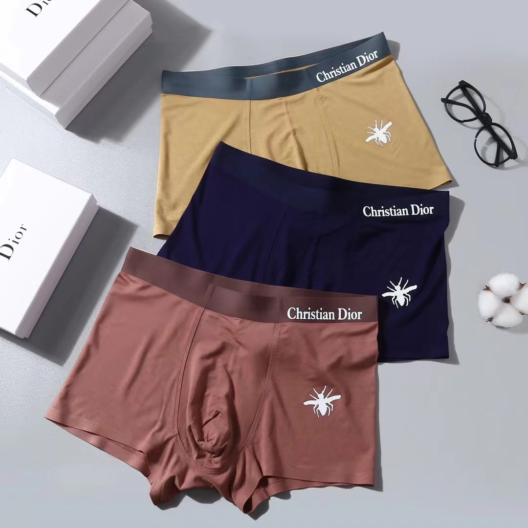 Dior bee and lettered waist boxer briefs - view 3