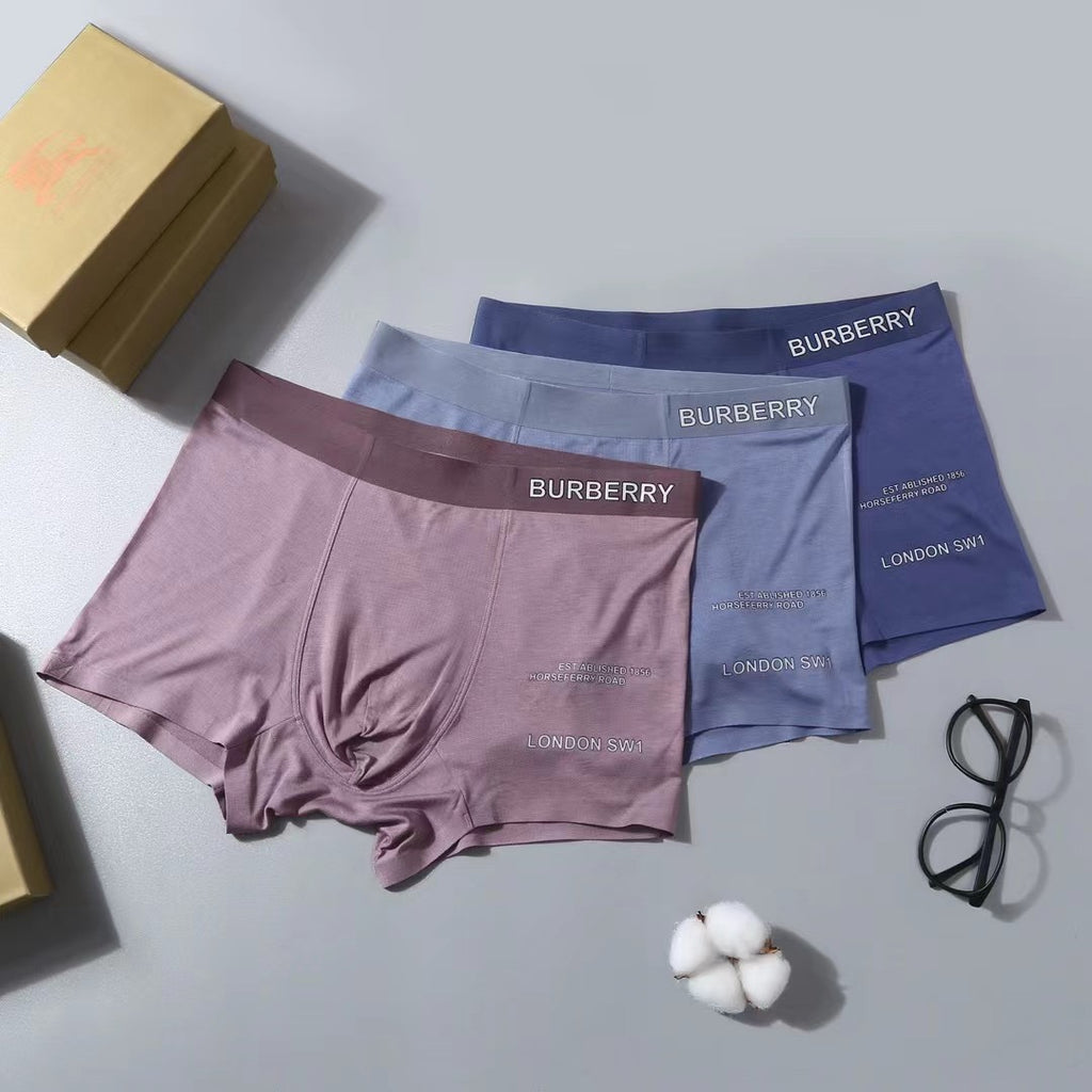Burberry tonal lettered waist boxer briefs - view 3