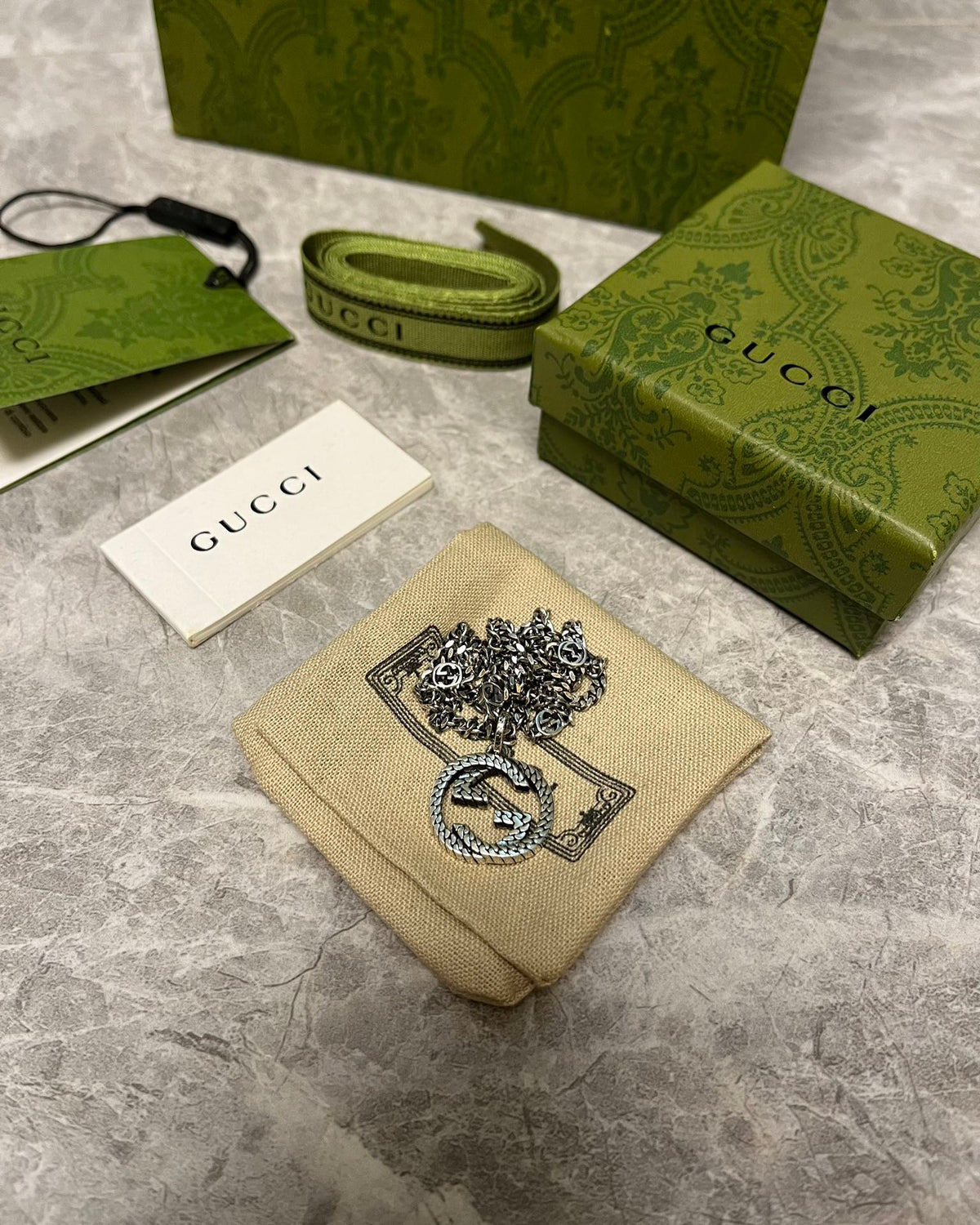 Gucci Rectangular Pendant Chain Jewelry Options - album image 3
