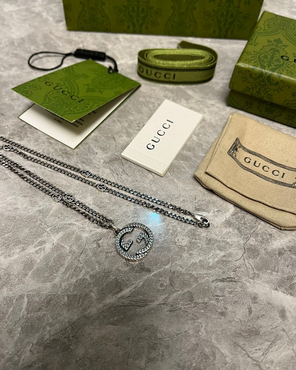 Gucci Rectangular Pendant Chain Jewelry Options - album image 7
