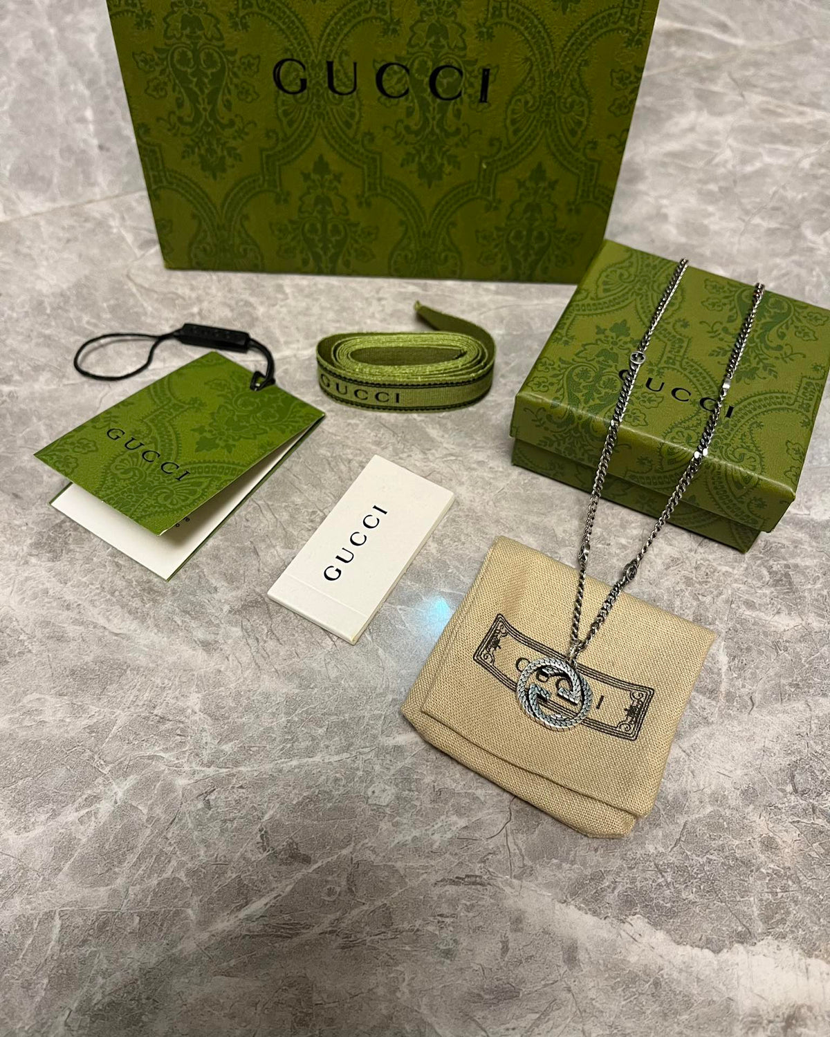 Gucci Rectangular Pendant Chain Jewelry Options - album image 1