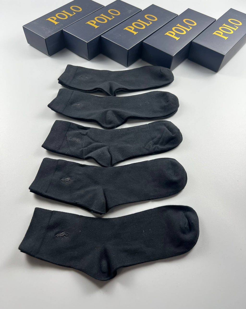 Polo Ralph Lauren black tonal pony socks, image 9