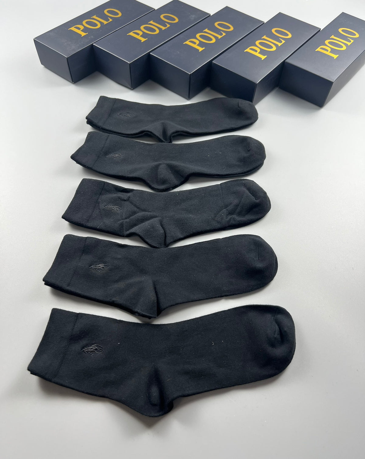 Polo Ralph Lauren black tonal pony socks, image 9