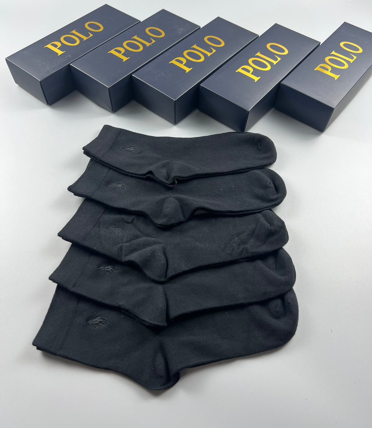 Polo Ralph Lauren black tonal pony socks, image 6