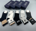 Dior mixed lettered cuffs crew socks - view 1