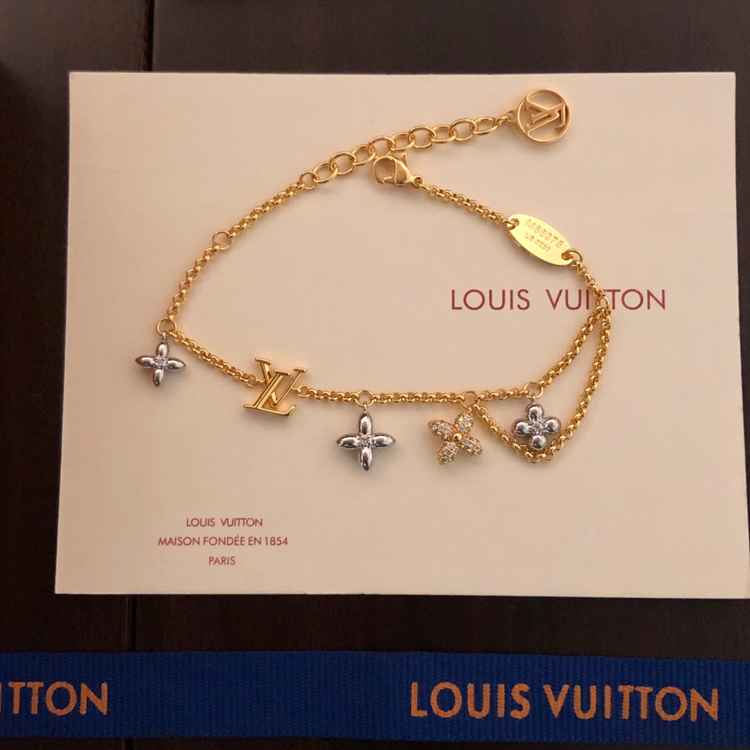 Louis Vuitton Double-Layer Flower Bracelet - album image 5