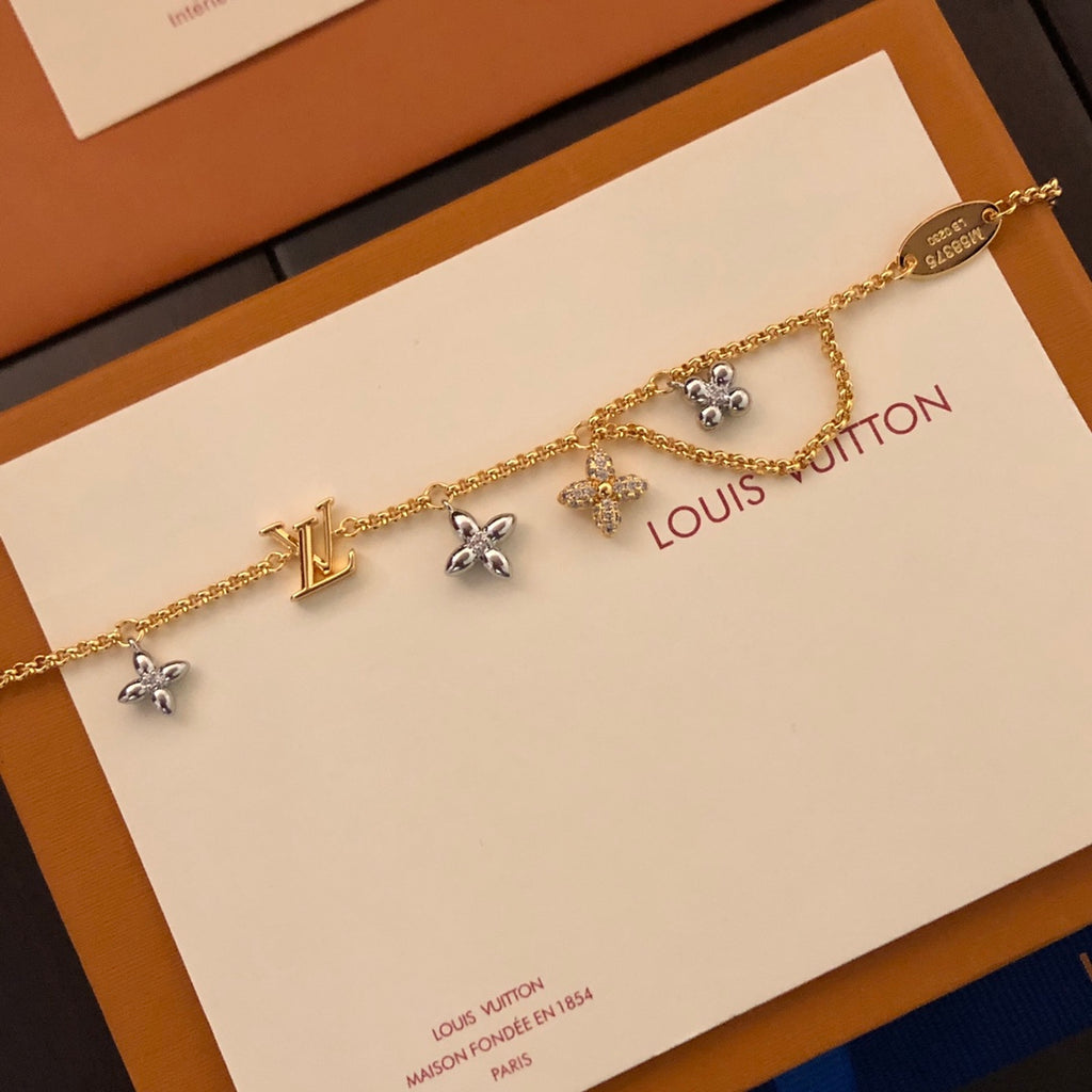 Louis Vuitton Double-Layer Flower Bracelet - album image 6