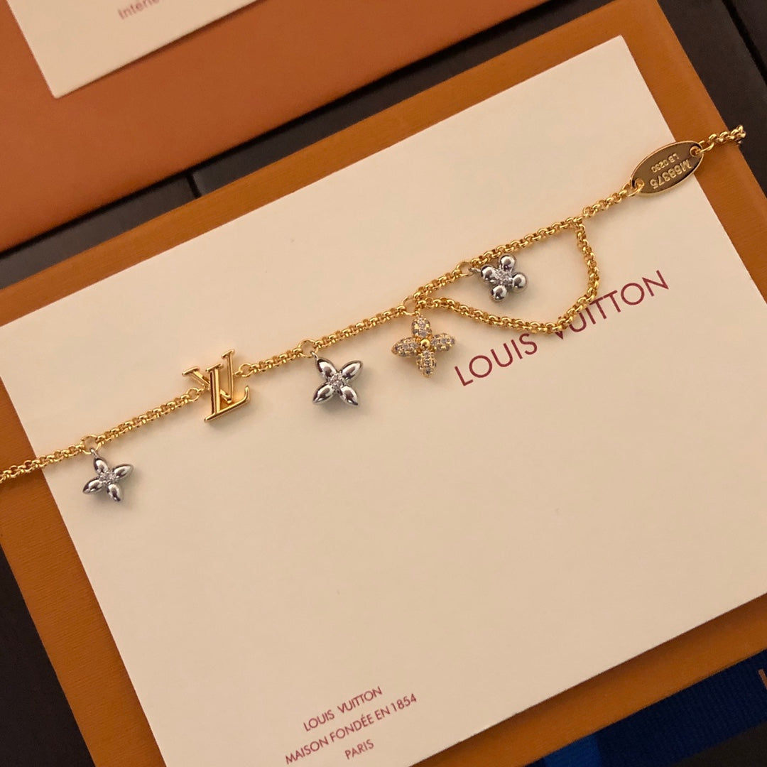 Louis Vuitton Double-Layer Flower Bracelet - album image 6