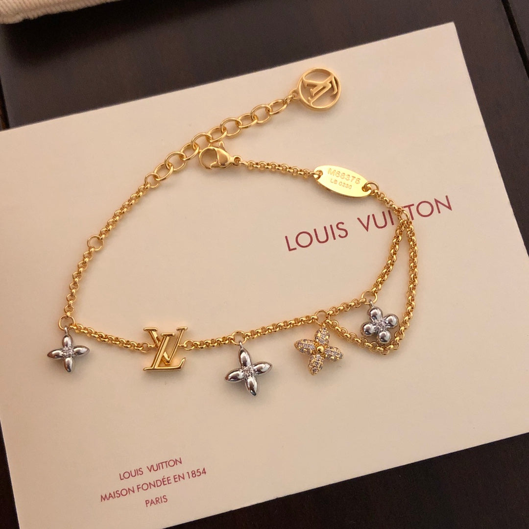 Louis Vuitton Double-Layer Flower Bracelet - album image 4