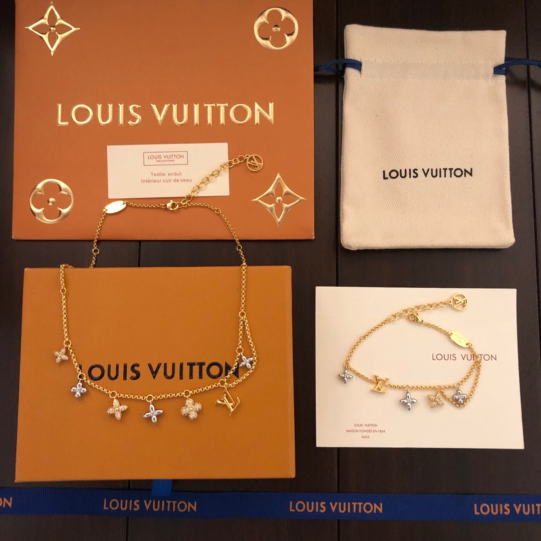 Louis Vuitton Double-Layer Flower Bracelet - album image 7