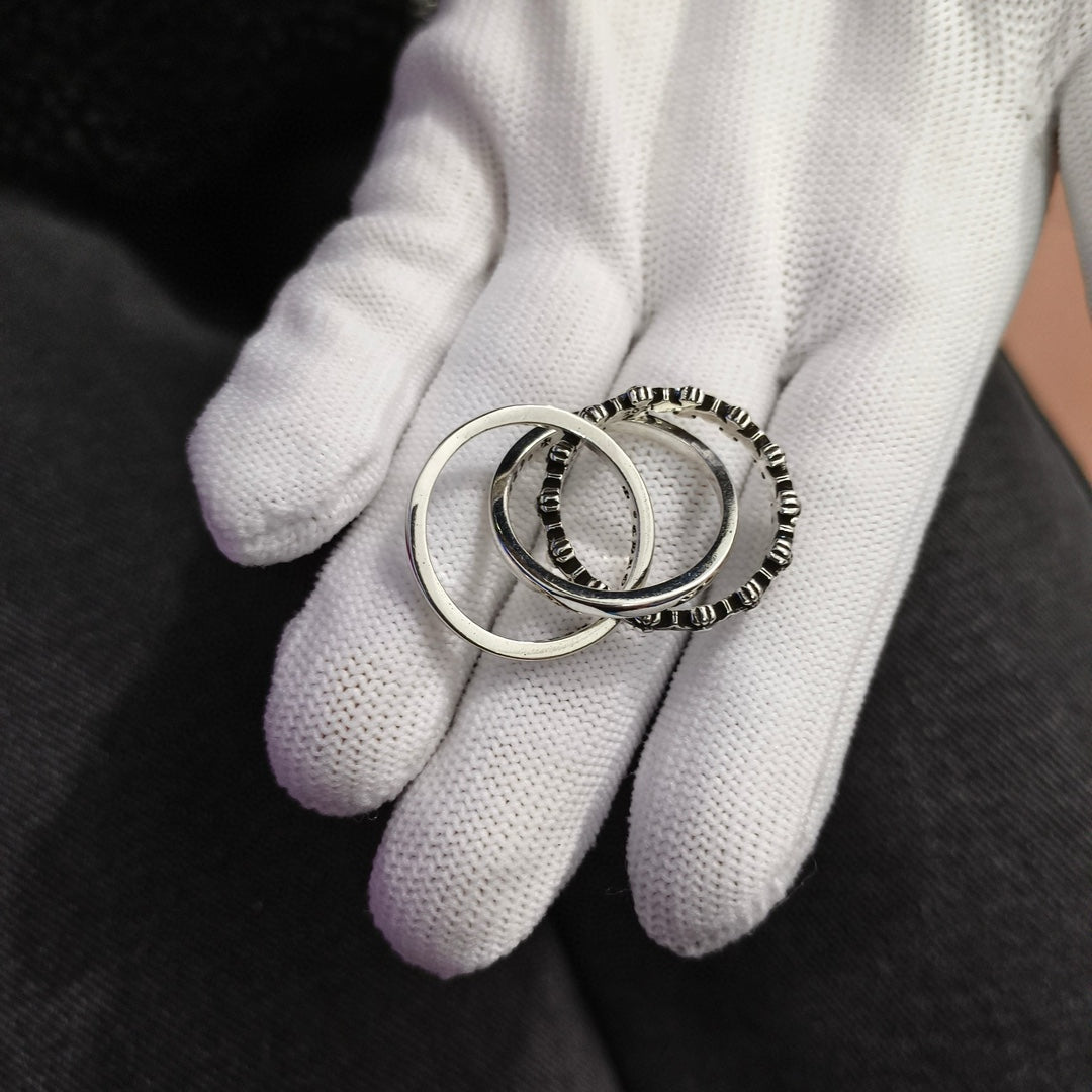 Chrome Hearts Interlocking Triple Band Ring - album image 4