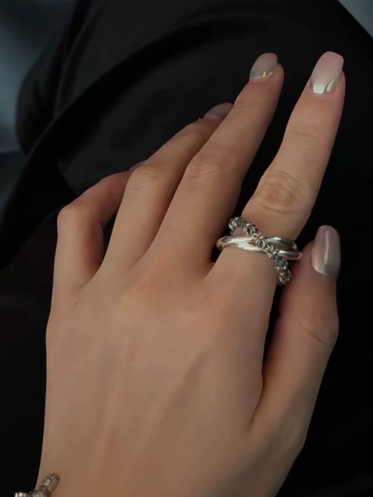 Chrome Hearts Interlocking Triple Band Ring - album image 8