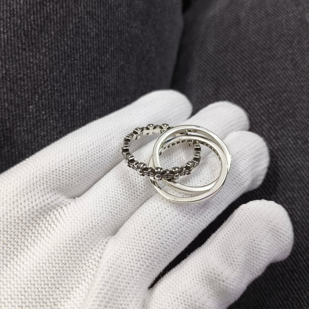 Chrome Hearts Interlocking Triple Band Ring - album image 2