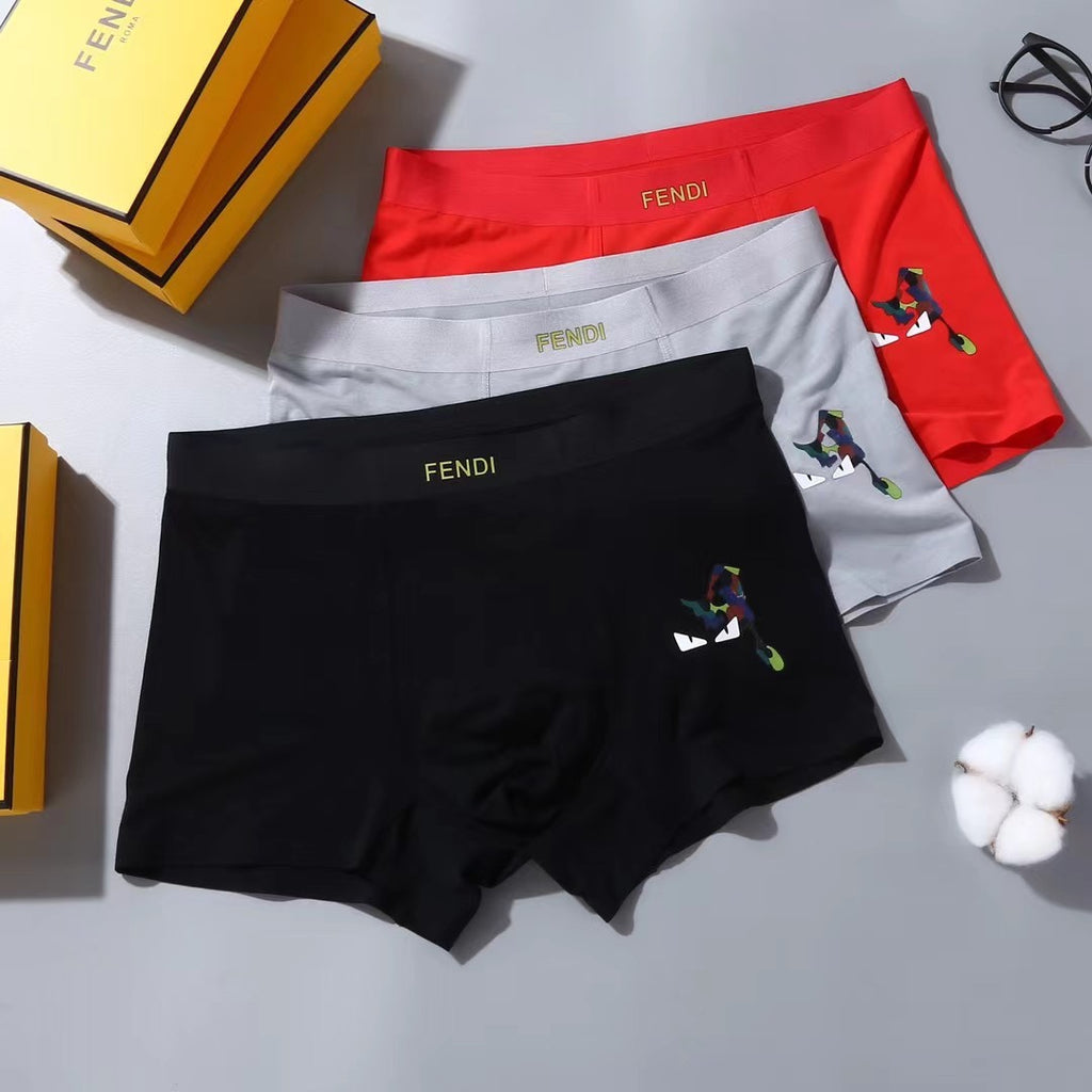 Fendi small graphic character boxer briefs - view 1