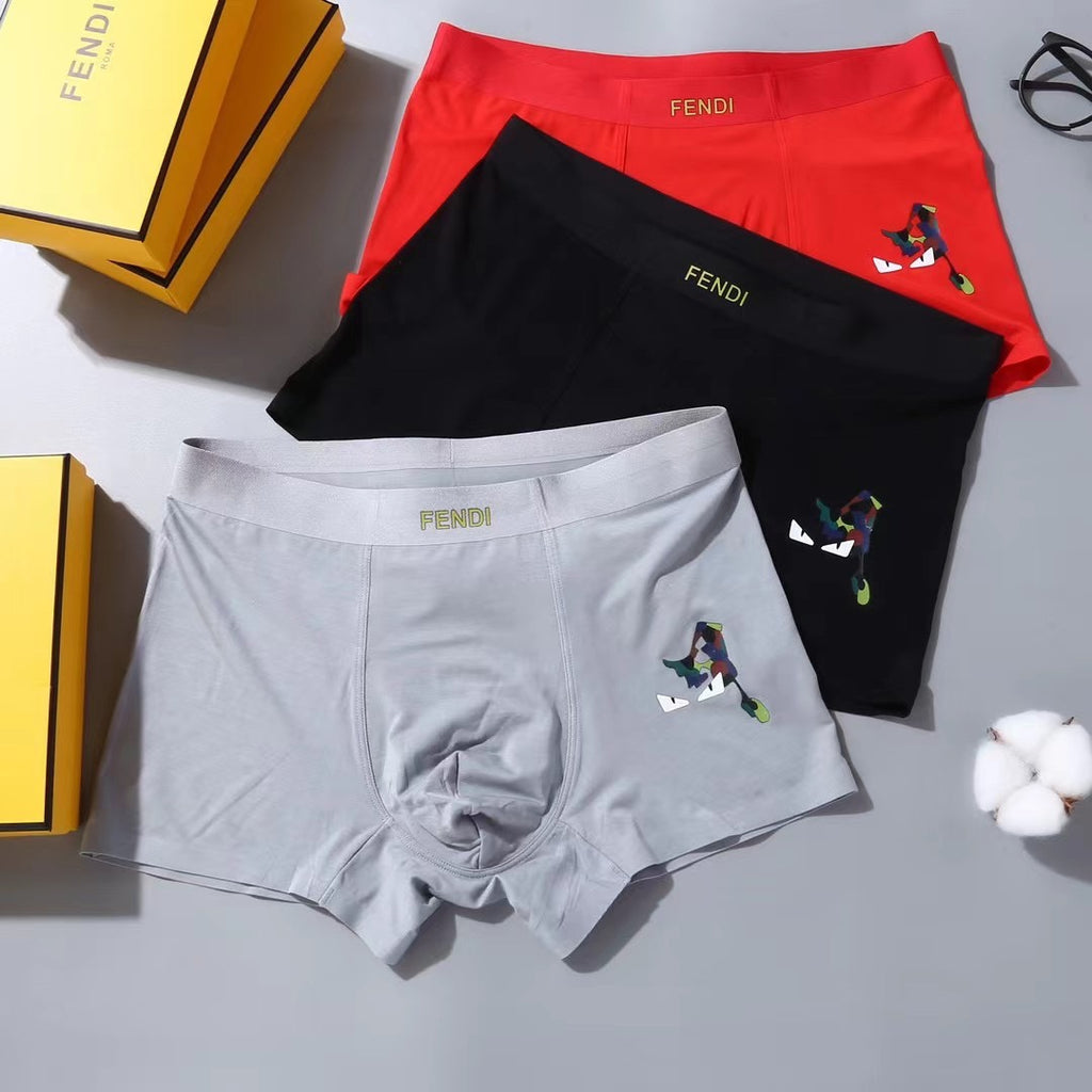 Fendi small graphic character boxer briefs - view 3